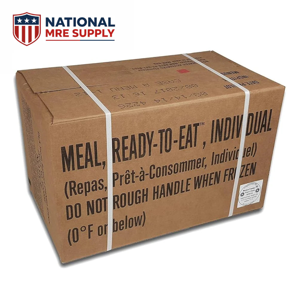 Fresh MRE Case 12 Meals Ready to Eat Emergency Food Military Surplus Case A or B