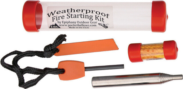 Epiphany Outdoor Gear Weatherproof Fire Starting Kit V3-LEO Contains: V3 Pocket