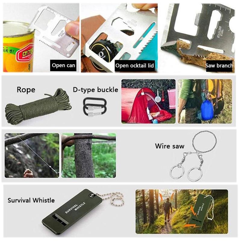 Survival First Aid Kit Molle Outdoor Emergency Trauma Bag Camping Hiking Ifak