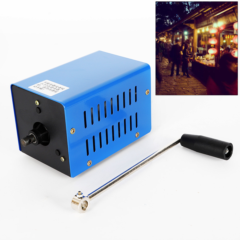 Hand Crank Generator Camping Emergency Survival Power Supply Charger USB 20W