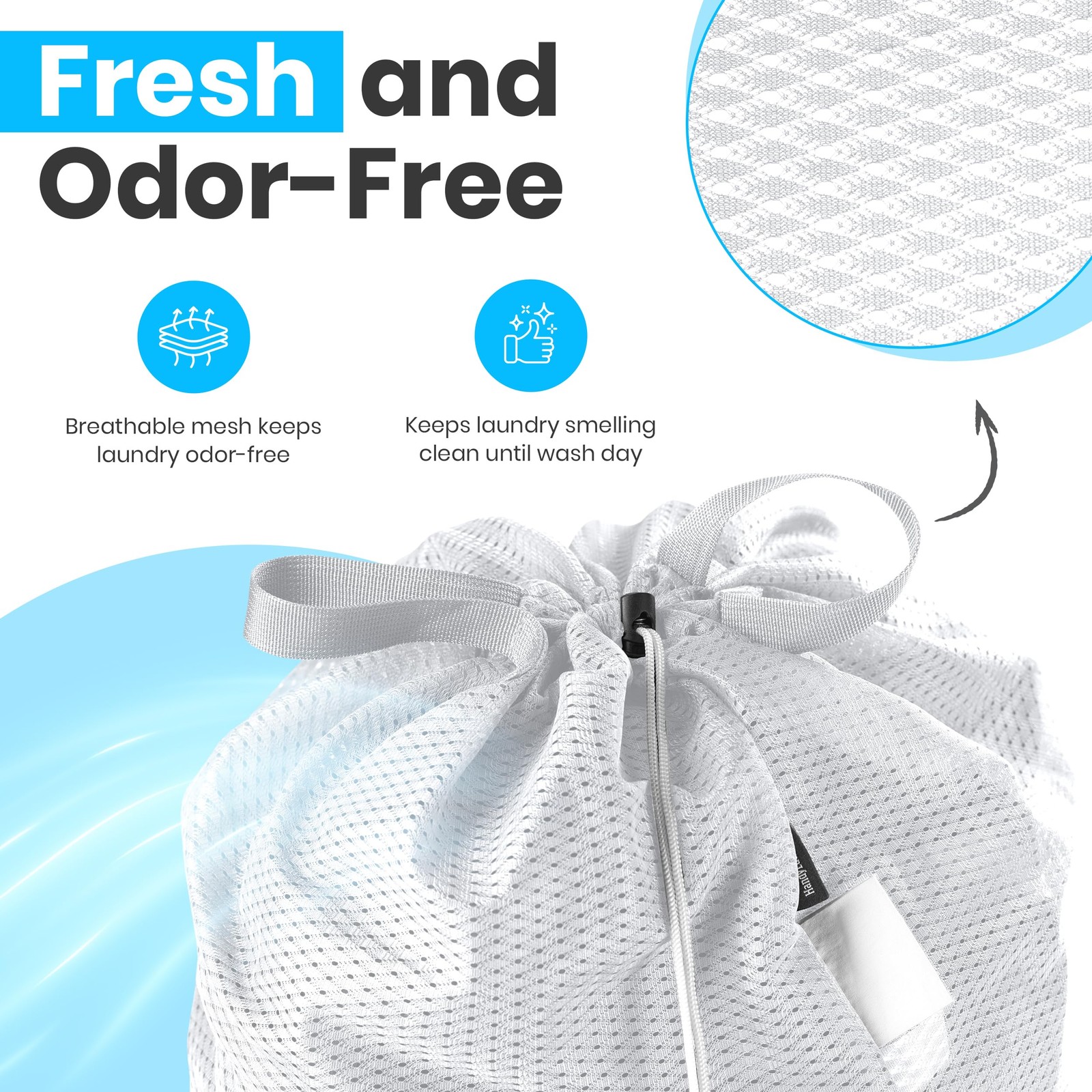 Handy Laundry Mesh Bags 24 x 36 Inches, 2-Pack – Extra 2-Pack, White