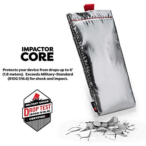 Apollo Thermal Phone Case | Insulated Phone Pouch Extends Battery Large Silver
