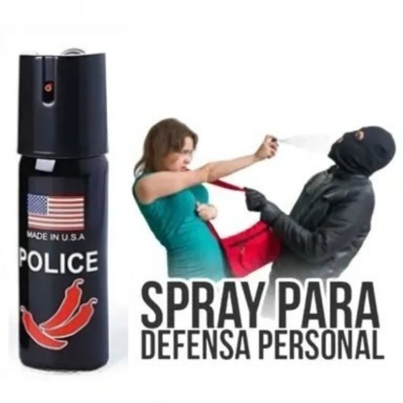 1/2/3 Bottles Pepper Spray 60ml Black Self-Defense With Safety Portable Durable