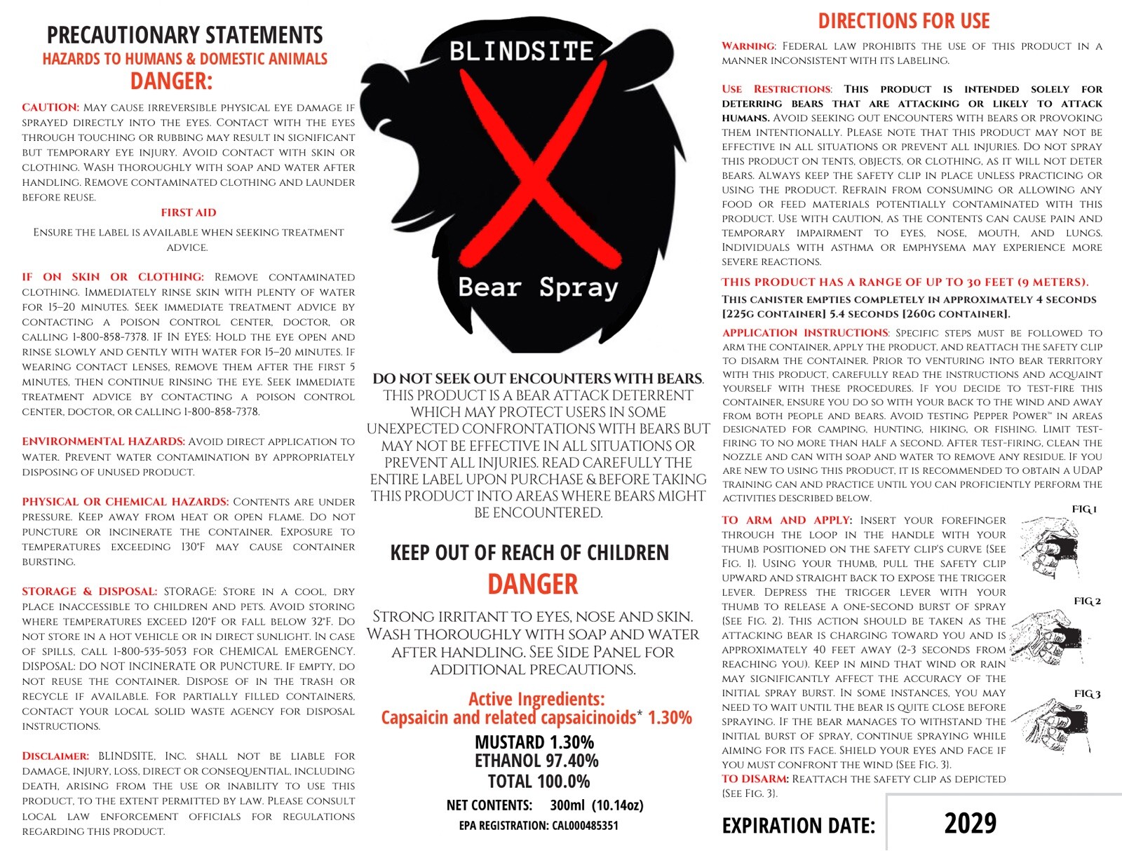 [Brand NEW] BLINDSITE: Stun Gun & Big Pepper Spray Combo