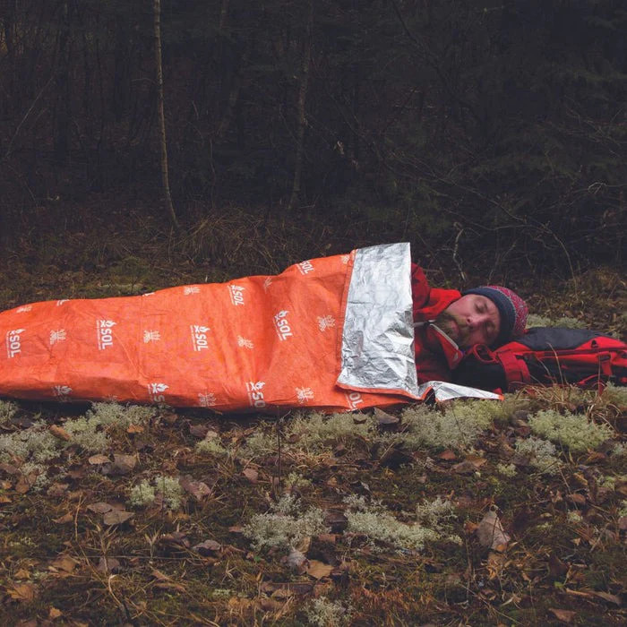 SOL Escape Lite Emergency Bivvy Reflective Heat Retention Sleeping Bag Shelter