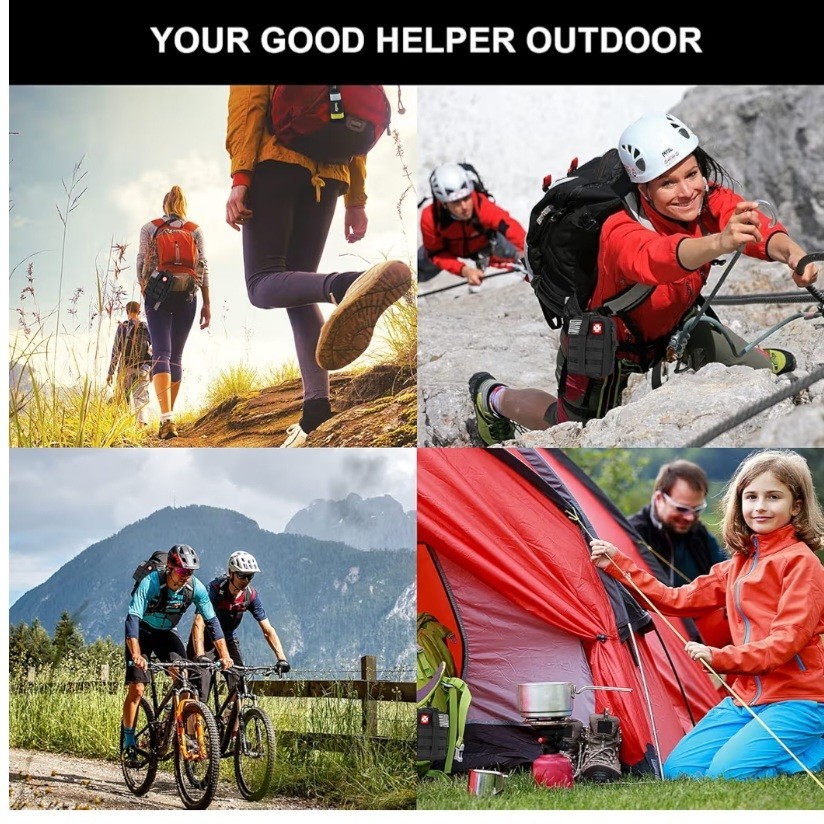 Gifts for Man Dad Husband, 210 PCS Survival First Aid kit, Professional Survival