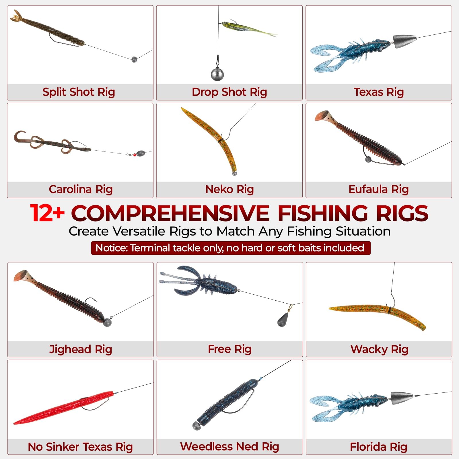 MadBite by KastKing Freshwater Terminal Tackle Kits-265 Pieces, Endorsed by…