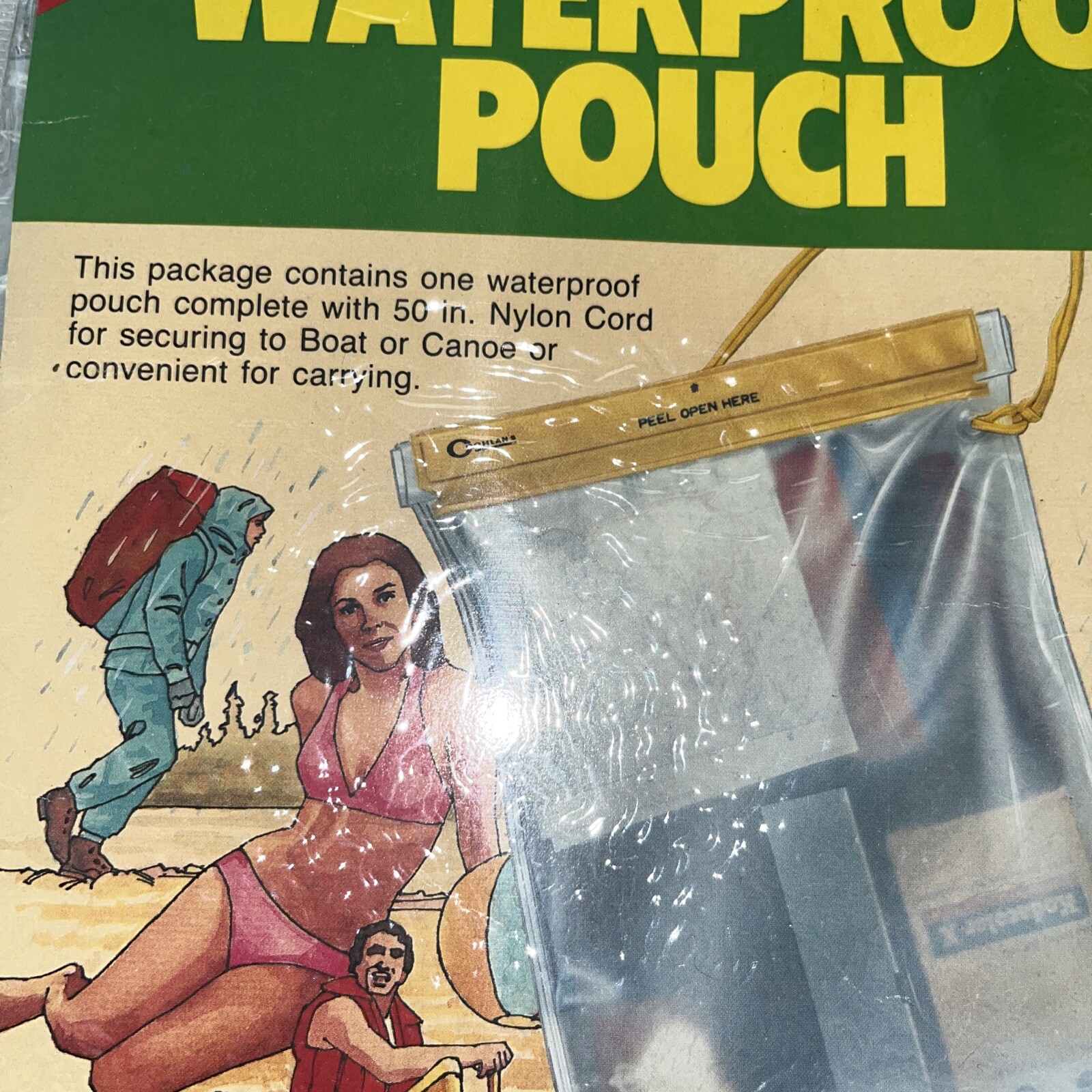 New Vintage Coghlan’s Water Resistant Pouch, 7″ x 10″, Store Supplies