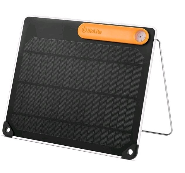 SET OF 2 BioLite SolarPanels 5 USB Charging Solar Panel Lightly Used Ultra Thin