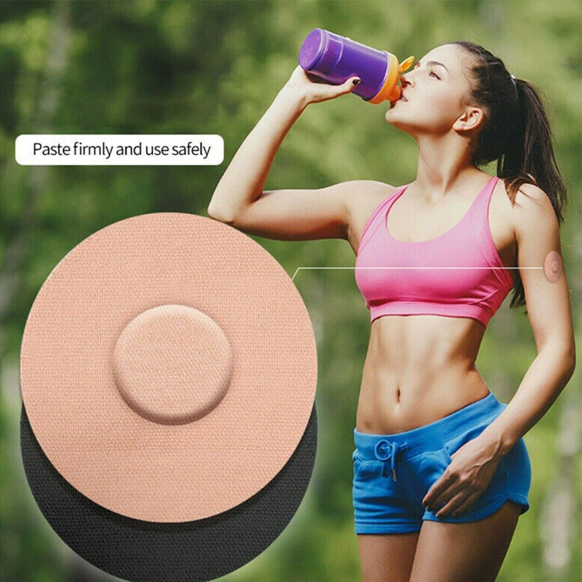 1-100pc For Freestyle Libre Sensor Covers Waterproof Breathable Adhesive Patches