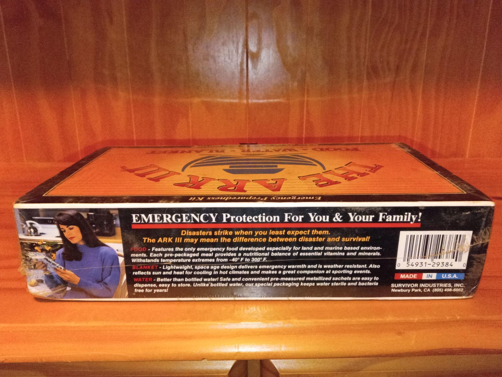 NEW THE ARK Personal Care Survival Kit , Out Of Date FACTORY SEALED