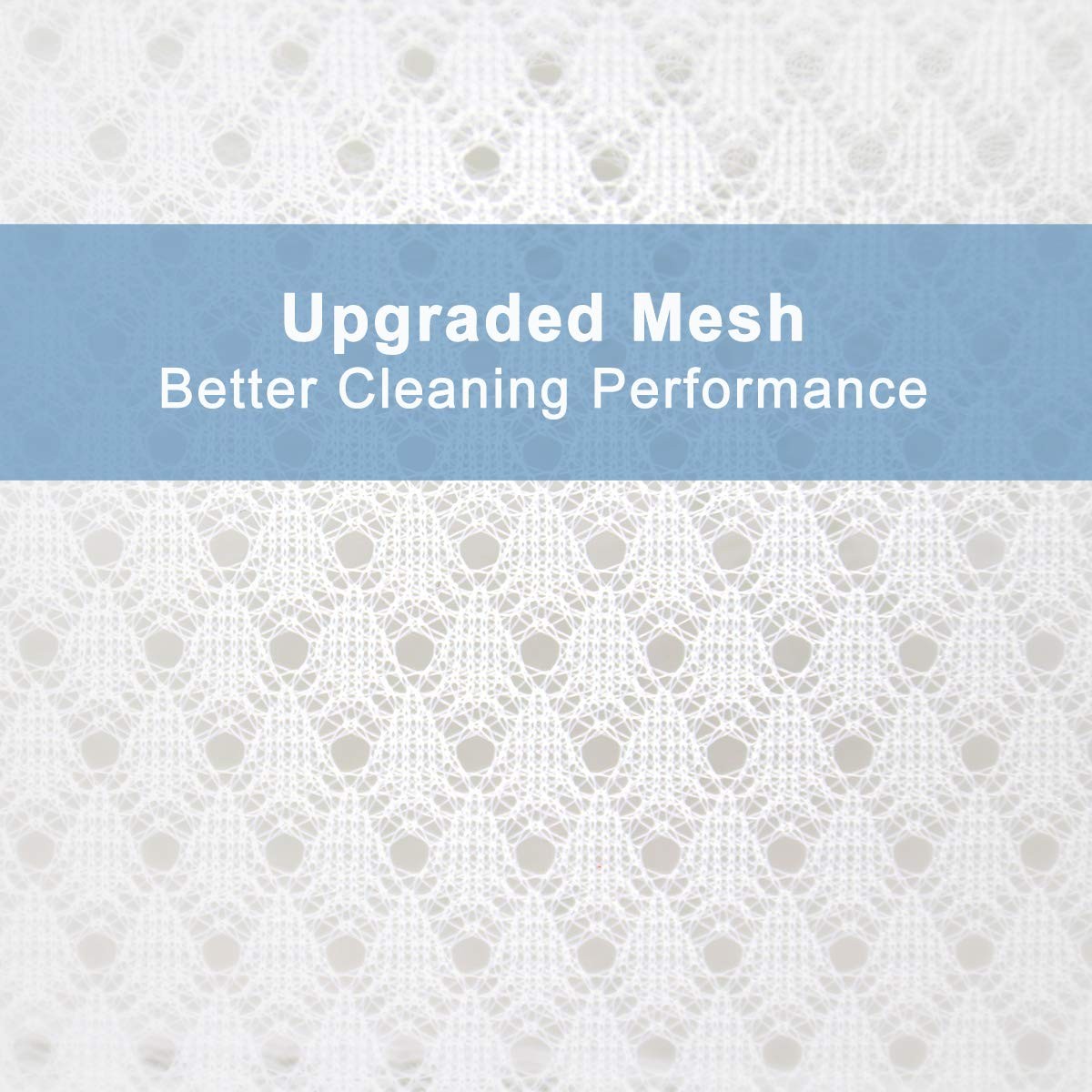 Muchfun 2Pcs Durable Diamond Mesh Laundry Bags for 2 XX-Large, White