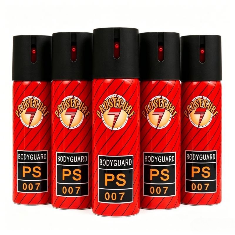 5 Bottles Pepper Spray for Self Defense Max Strength 3.7oz FlipTop
