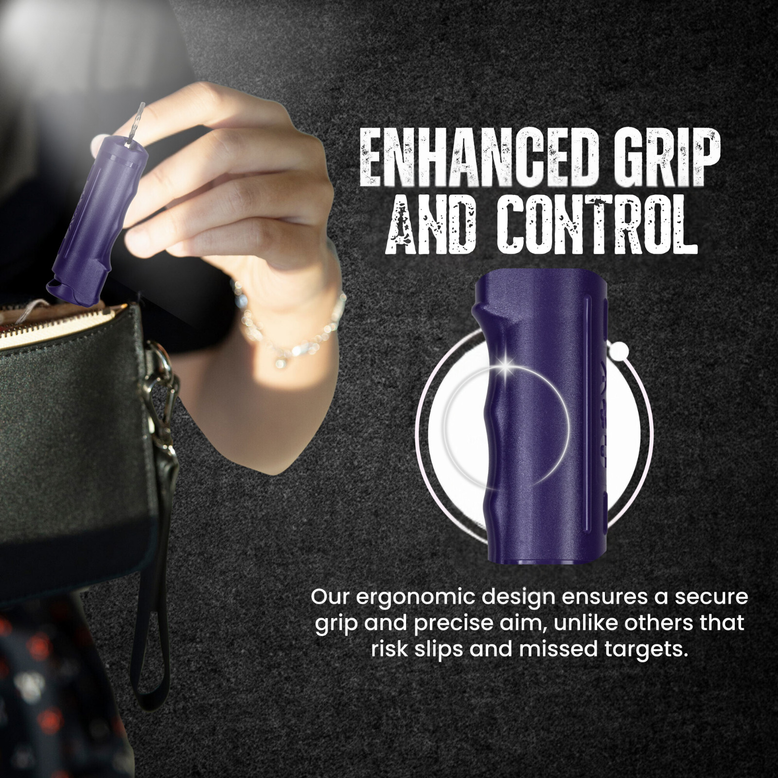 Police Magnum Pepper Spray keychain Self defense security 1/2oz Flip Top 3 PACK