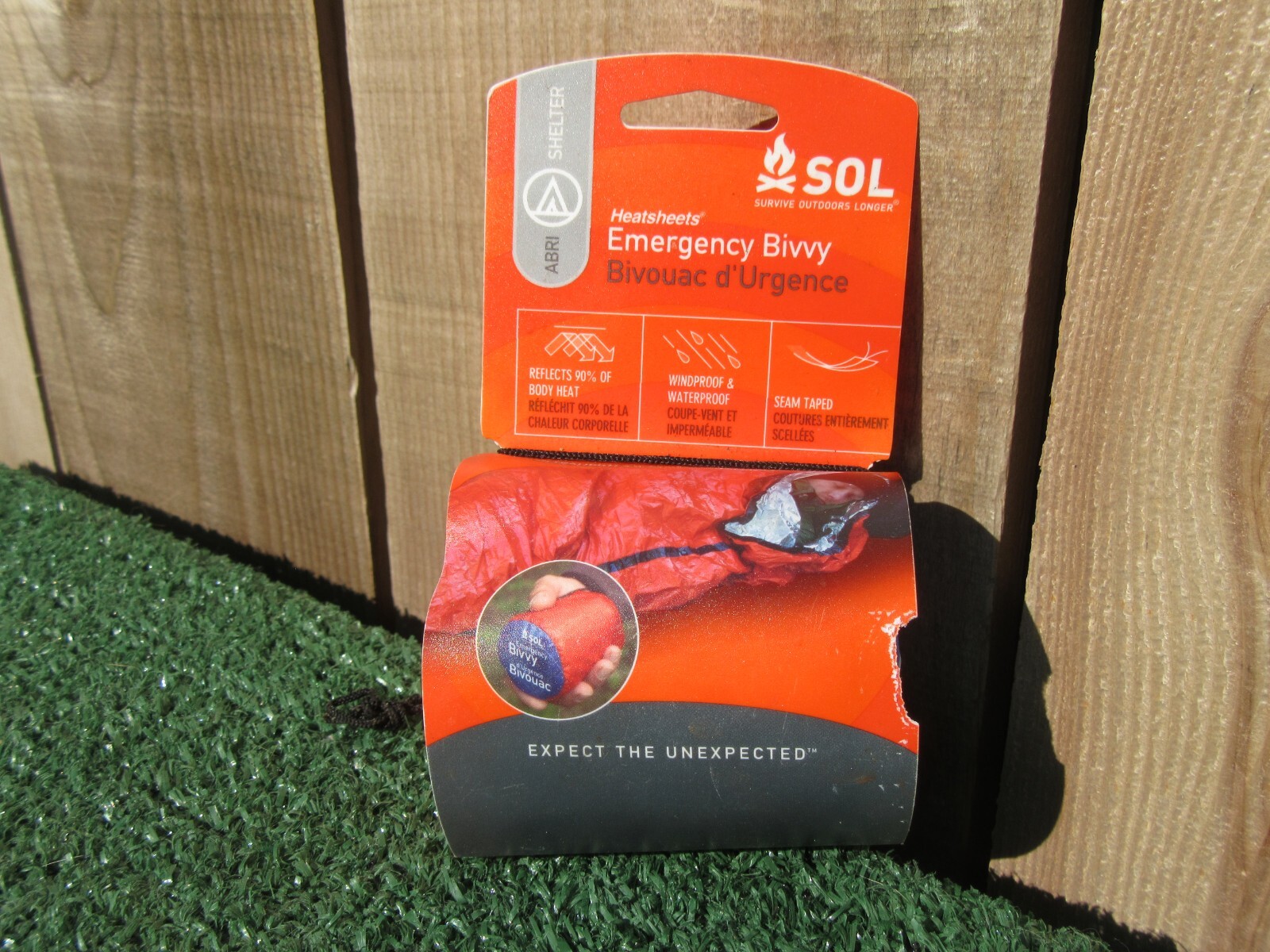 Brand New SOL Survive Outdoors Longer Heatsheets Emergency Brivvy 84″ x 36″