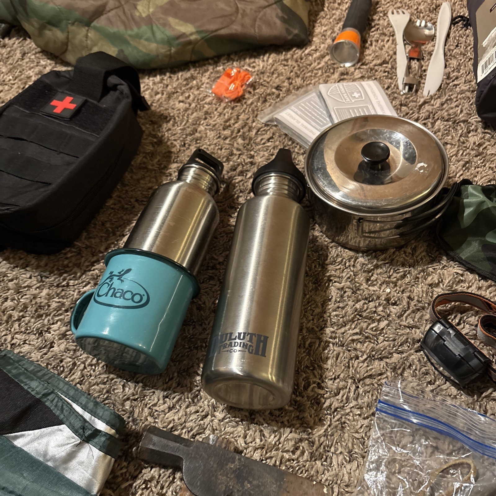 Bug Out Get Home Emergency Survival Edc Bushcraft Hiking Ultralight Bag Wife Kid