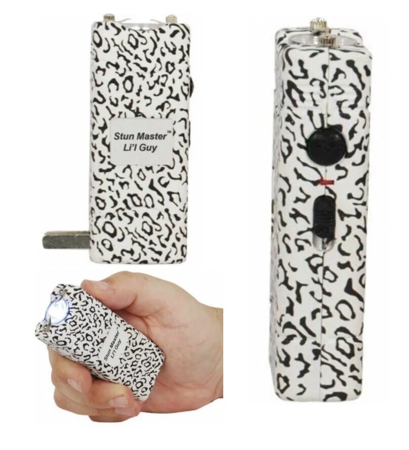 POWERFUL POLICE Stun Gun MINI Pocket Rechargeable LED Flashlight COLLEGE SAFETY