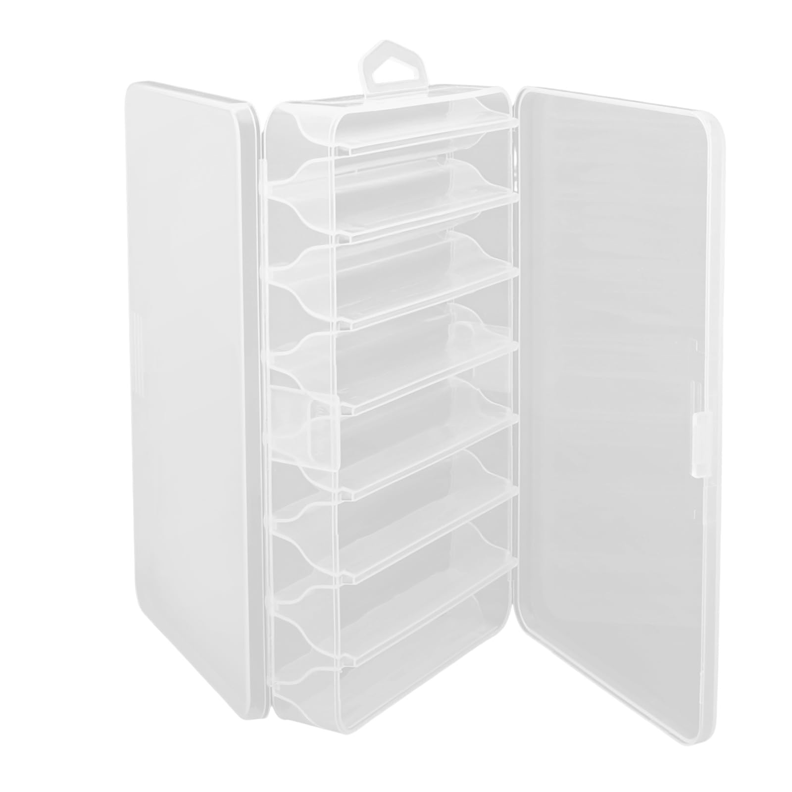 OriGlam Fishing Lure Box Tackle Storage Trays – Double Side 14 Clear