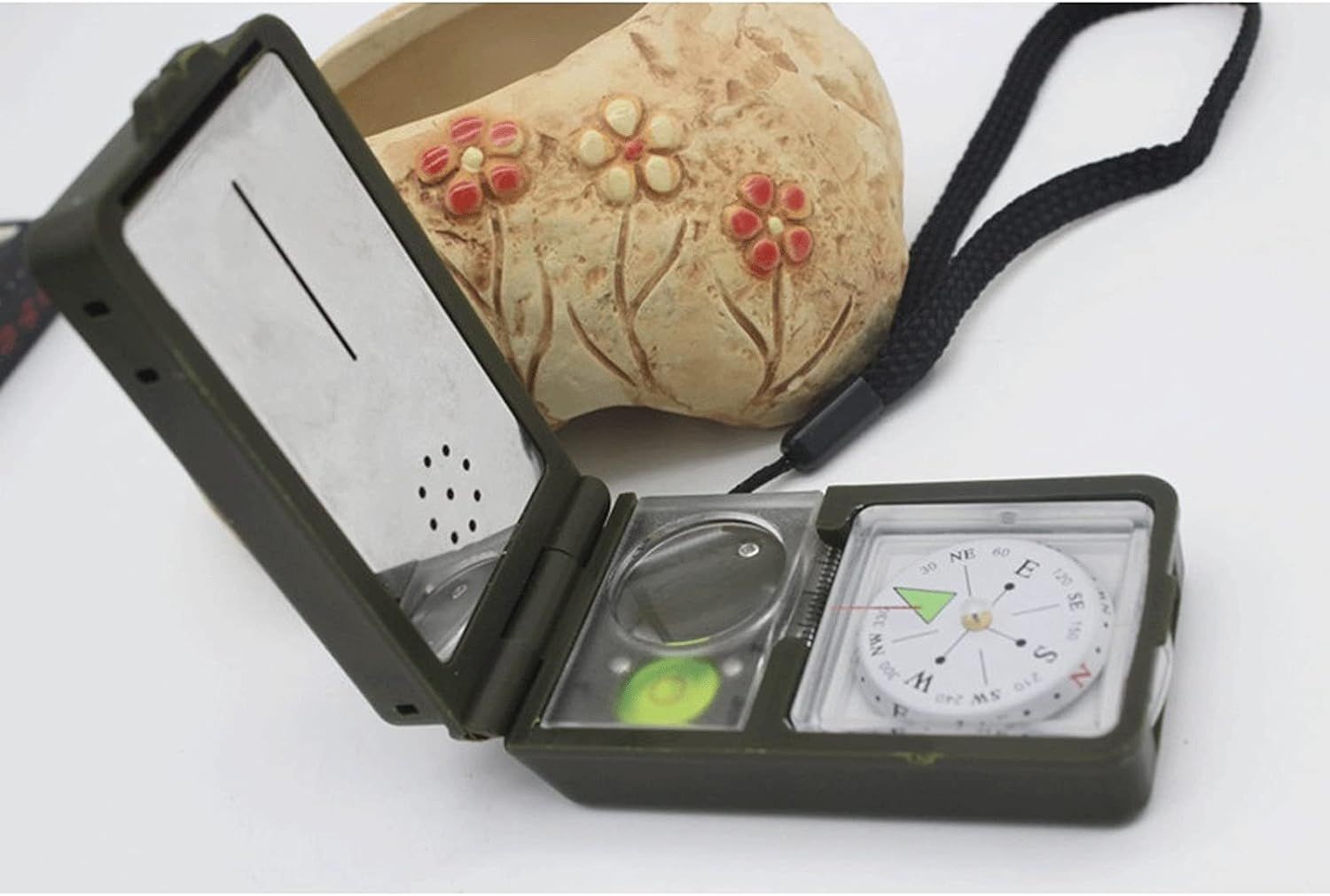 10-in-1 Tactical Survival Tool Featuring Compass,Whistle, for Outdoor Adventures