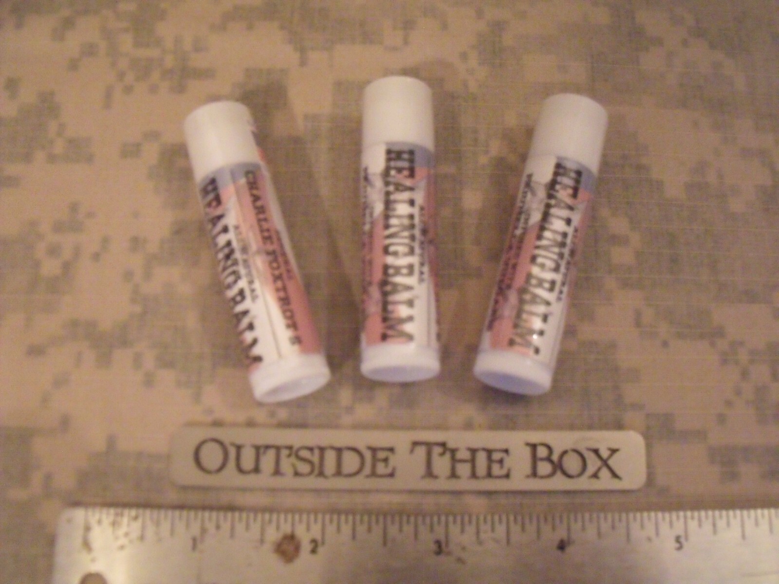 General Charlie Foxtrot’s ALL NATURAL Healing Balm, .15 oz Tubes, LOT OF (3)