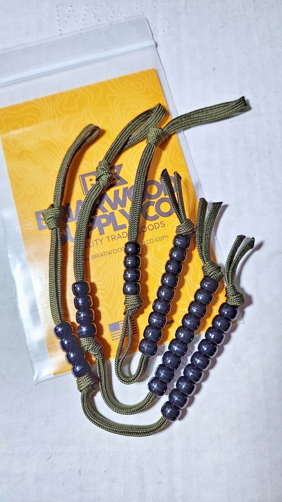 Ranger Paracord Pacecounter Beads – Set of Three (3) – Color Options