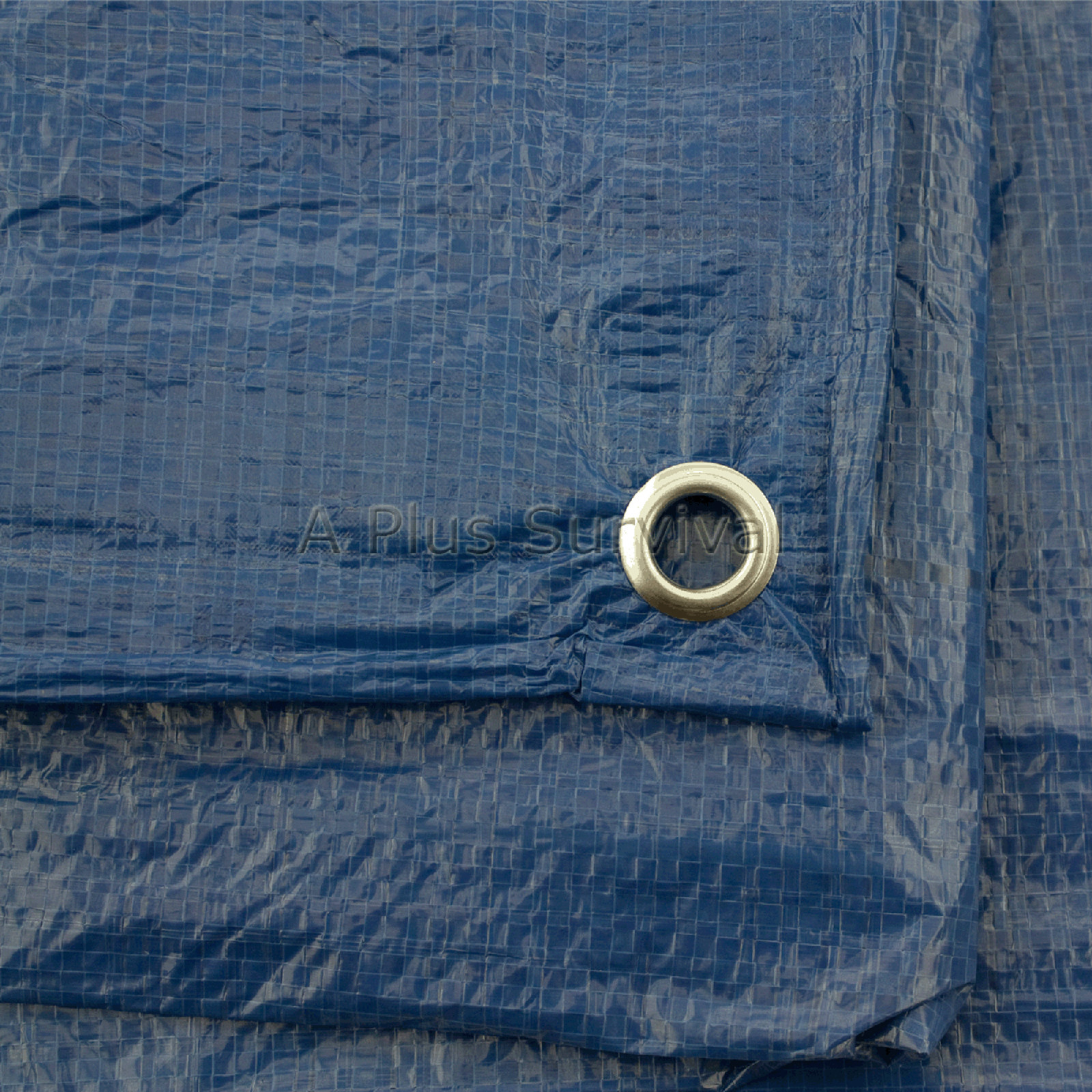 Blue Tarp 9′ x 12′ with Grommets Camping Emergency Survival Shelter Snow Rain