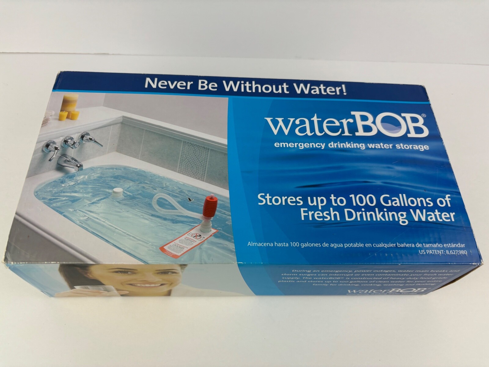 Water BOB Survival Emergency Drinking Fresh Water Storage 100-Gallons Kit NEW