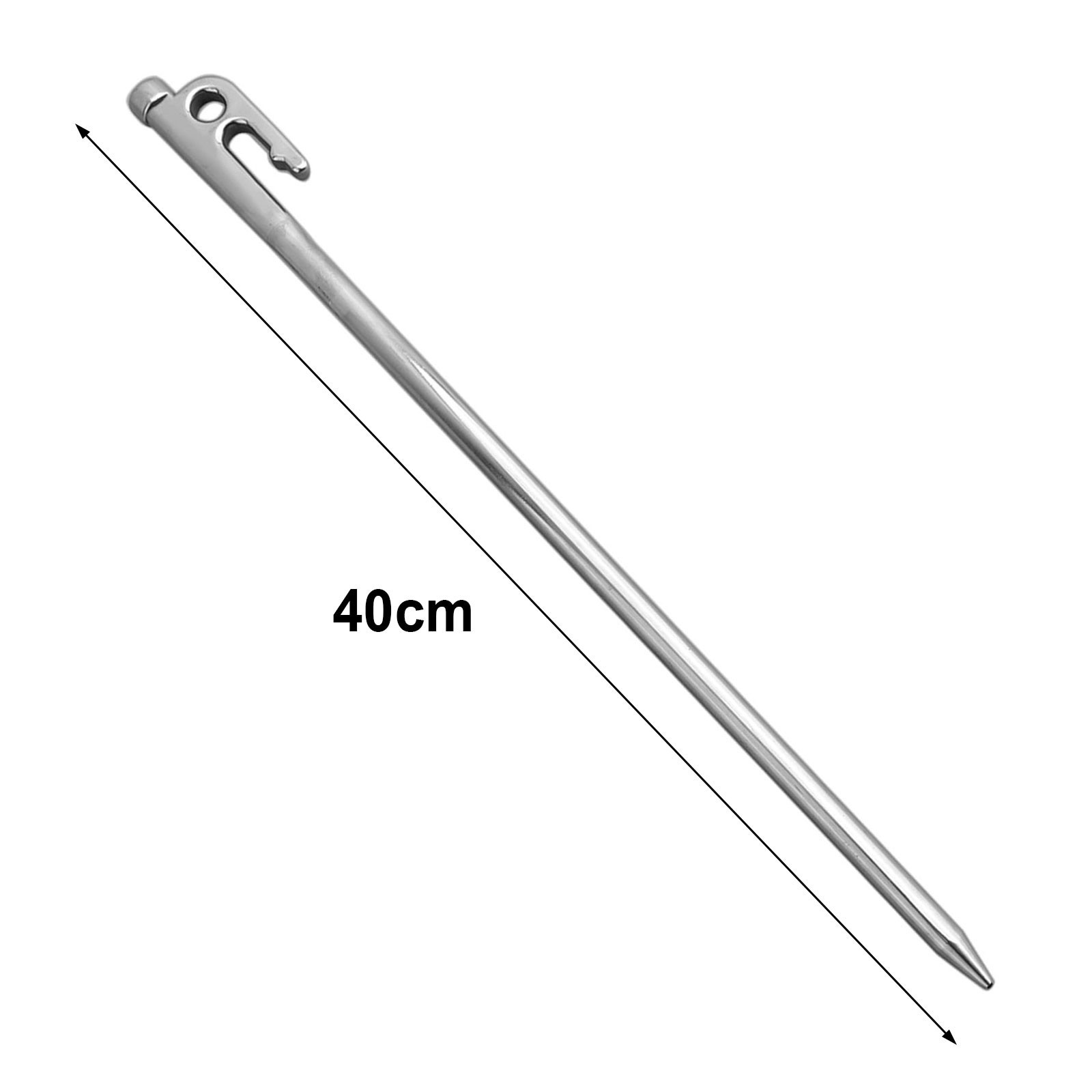 Tent Stake 20-40cm Length 8-10mm Dia Accessories Canopy Outdoor