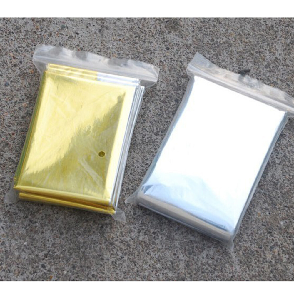 Emergency Blanket Aluminum Foil Space Blankets Survival Bulk Outdoor