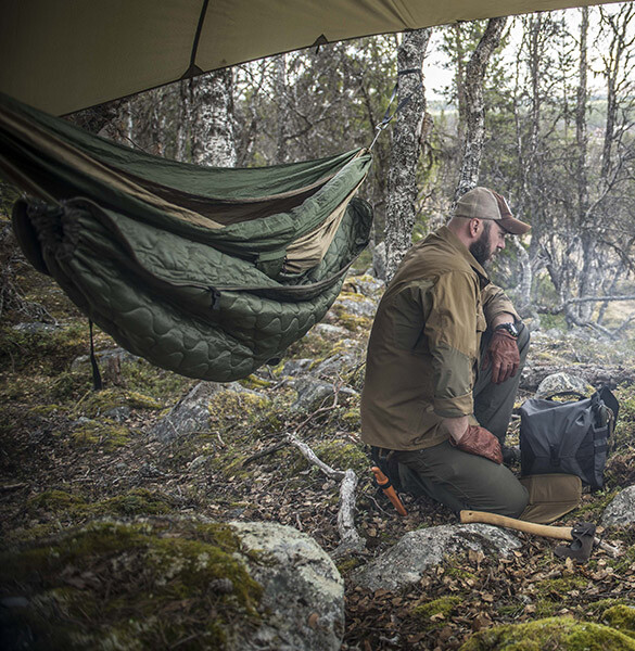 Helikon Tex Swagman Roll Basic Olive Green Outdoor Poncho Woobie Emergency Blanket