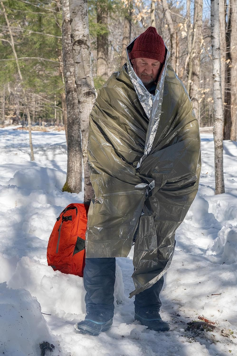 S.O.L. Survive Outdoors Longer 90% Heat Reflective Heavy-Duty Emergency Blanket