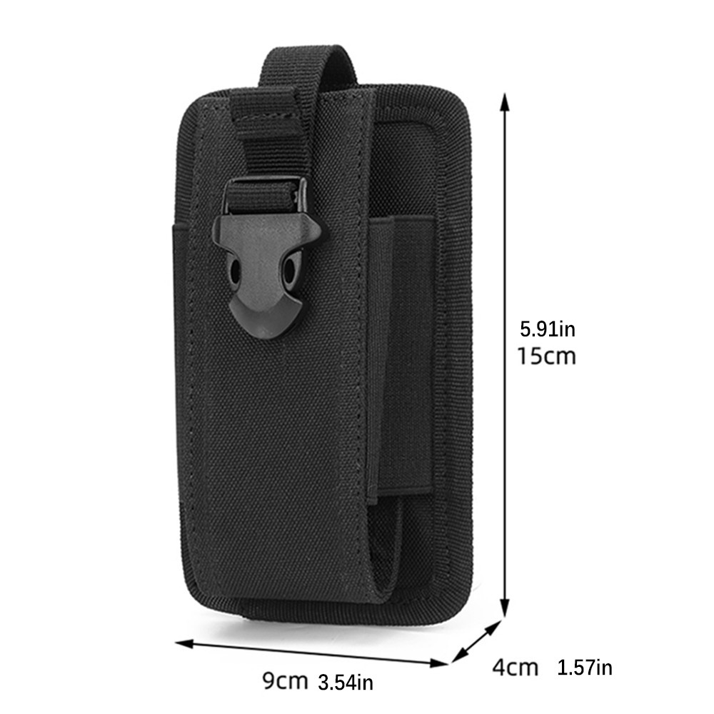 Tactical Molle Radio Walkie Talkie Pouch Waist Bag Holder Interphone Holster Bag