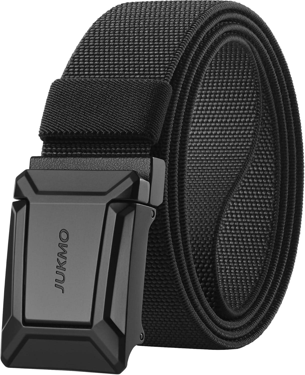 JUKMO Tactical Belt Men Stretch Nylon 1.5in Quick Release