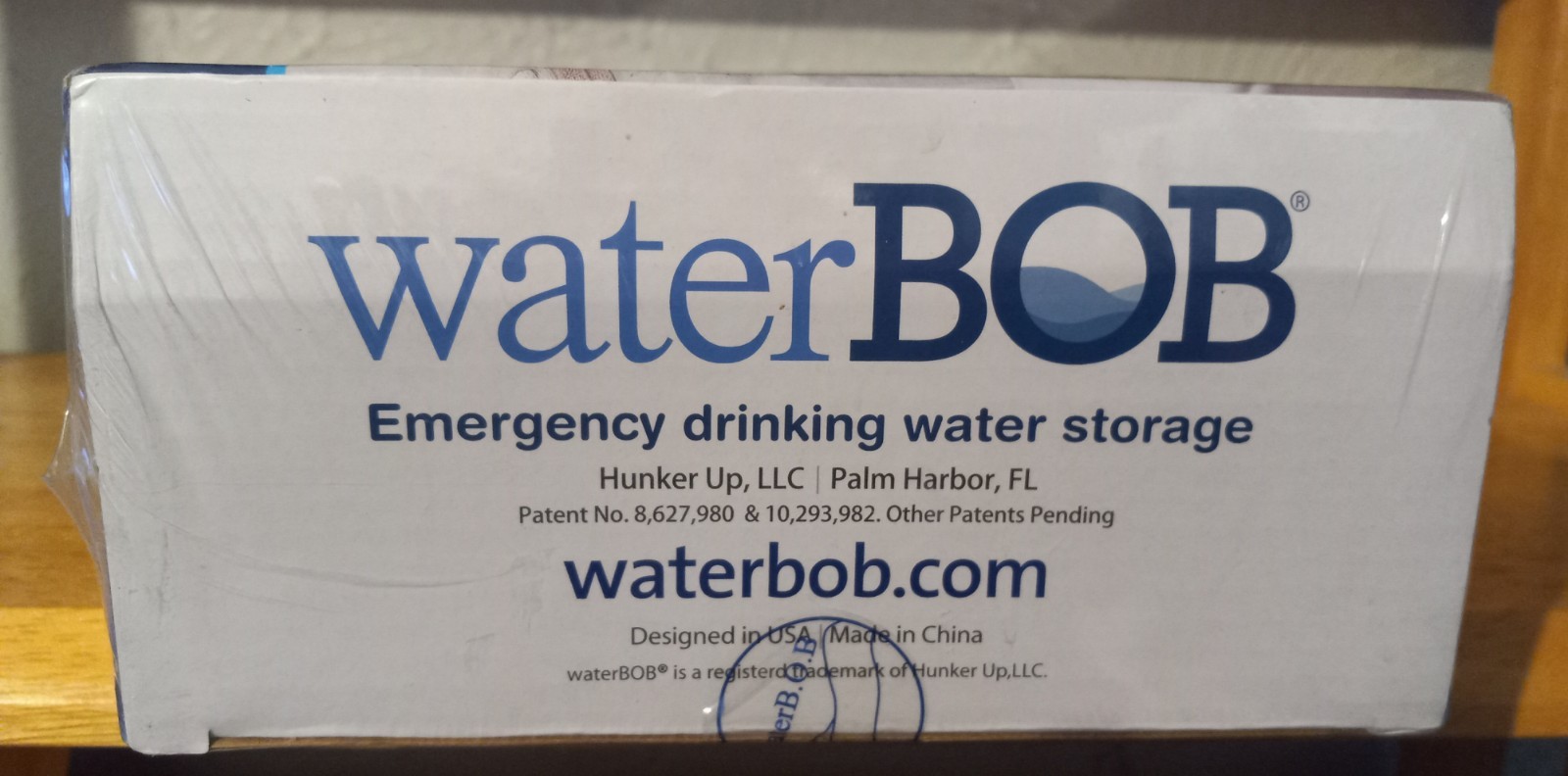 NEW SEALED Box WaterBOB Emergency Drinking Water Storage Store Up To 100 Gallons