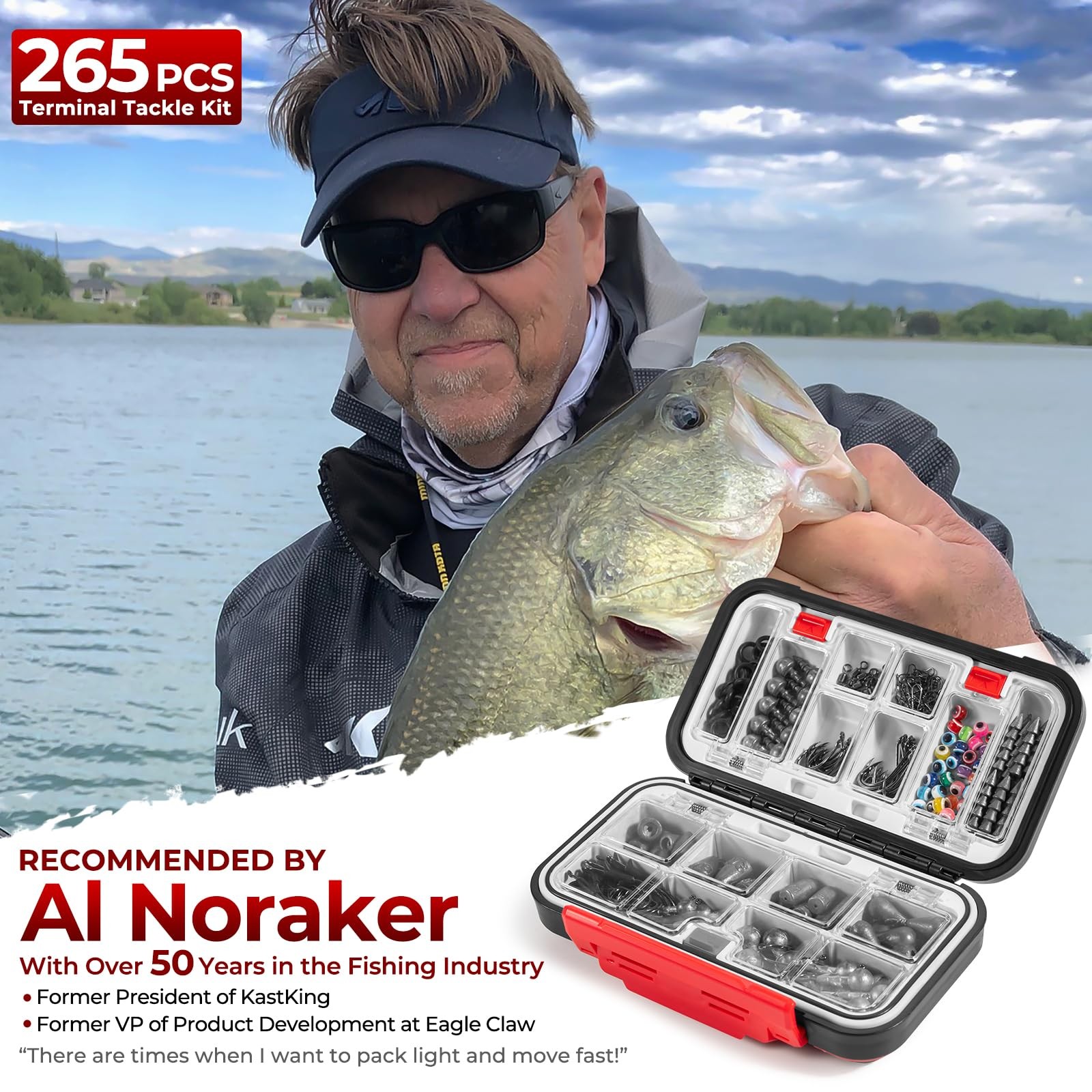 MadBite by KastKing Freshwater Terminal Tackle Kits-265 Pieces, Endorsed by…