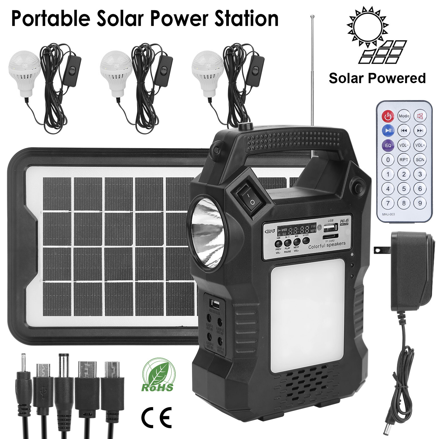 Outdoor Emergency Power Station Survival Kit Tactical SOS Gear Solar Generator