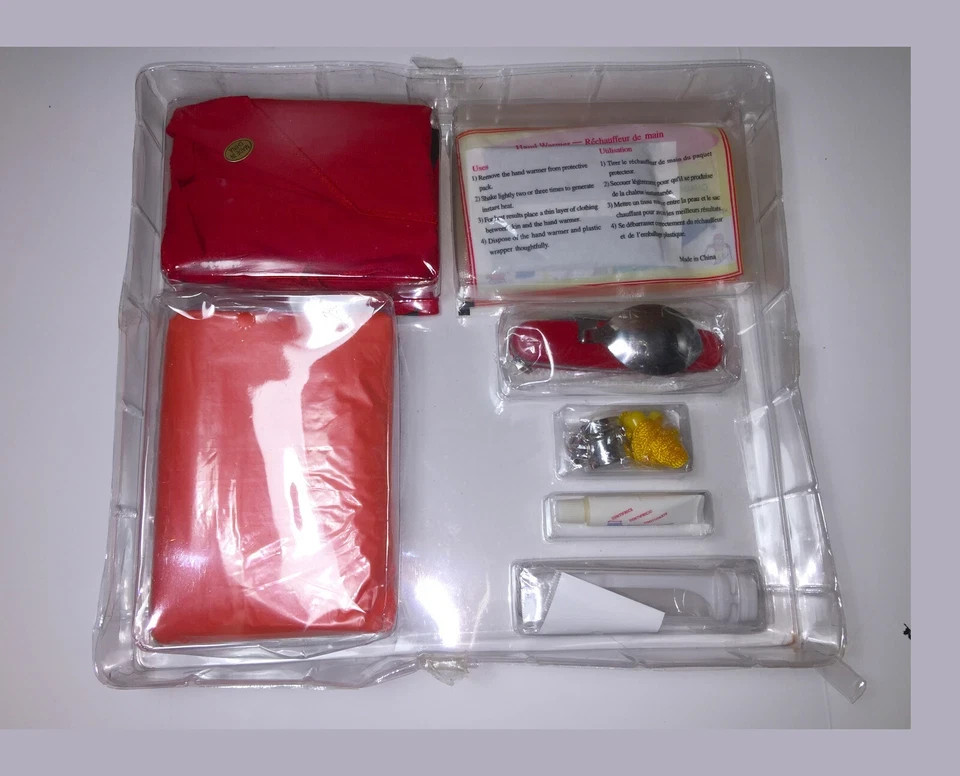 7 Piece Survival Kit Emergency SOS Help Equipment Outdoor Camping Tools Colors