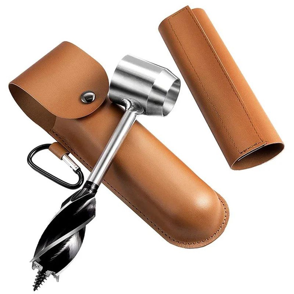 Hand Drill Auger Wrench Survival Gear Tool Jungle Outdoor Camping Bushcraft Kits