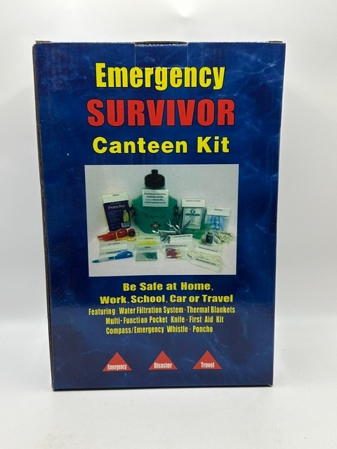 Emergency Survival Canteen Kit With Water Filtration System – NIB