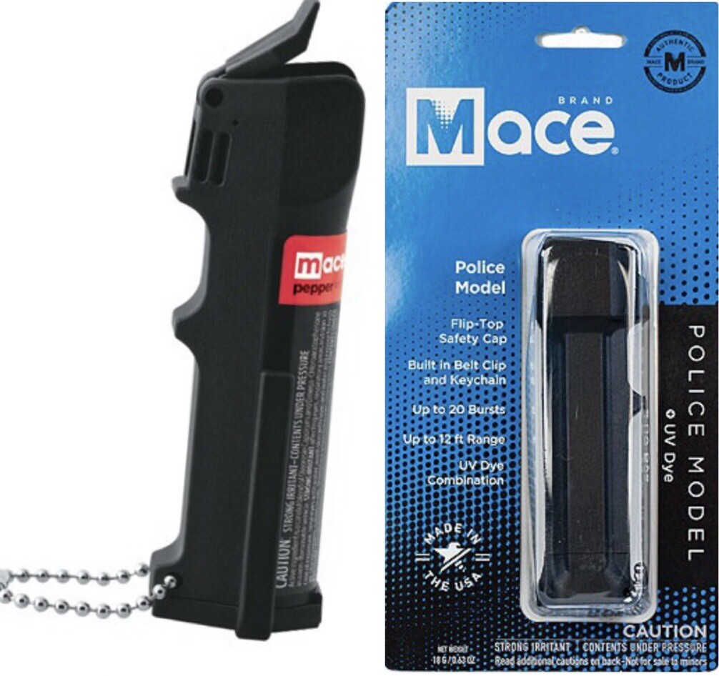 MACE POLICE DEFENSE Pepper GUARD Spray FLIP TOP Self Home SAFETY SECURITY ATTACK