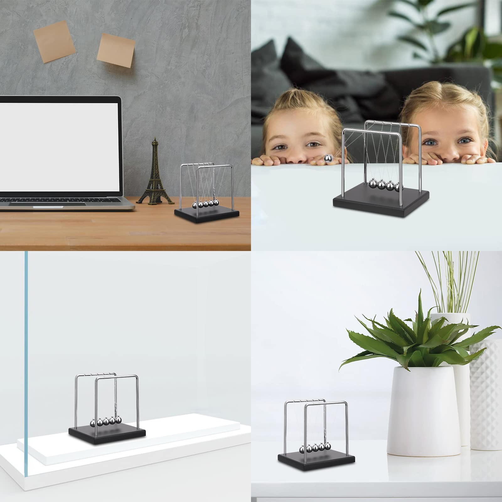 Newton’s Cradle Balance Balls Science Physics Gadget Desktop Decoration Ki…