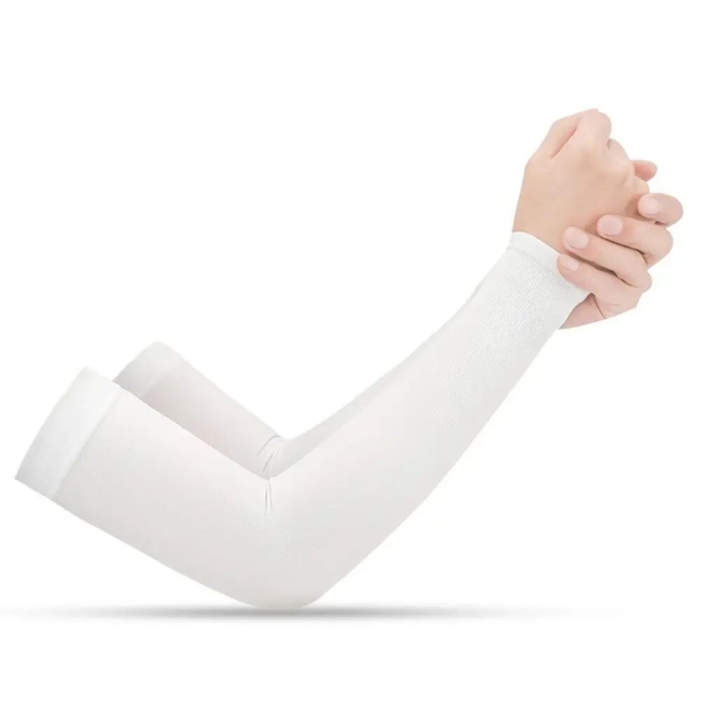 2Pcs Arm Sleeves – UV Protection, Cooling, Warm, Sports, Cycling, Running