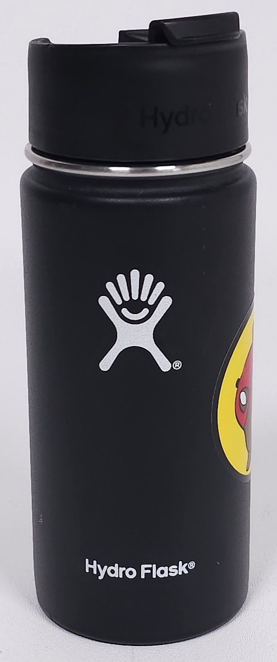 Hydro Flask Water Bottle 16oz w Buc-ee’s Sticker Wide Mouth Insulated Tempshield