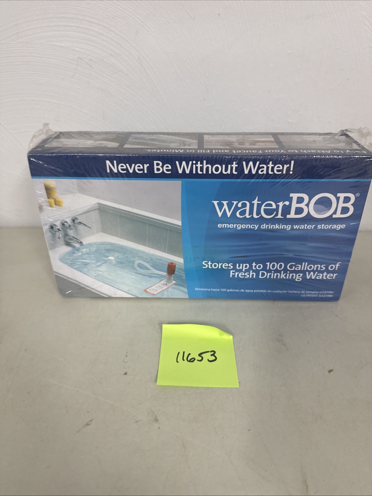 Water BOB Survival Emergency Drinking Fresh Water Storage 100-Gallons Kit-Sealed