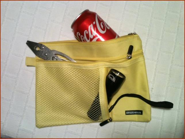 Urban Camo Tactical Karambit Fixed Blade 7″+ Go Bag 3 Pocket Zipper Pouch #2