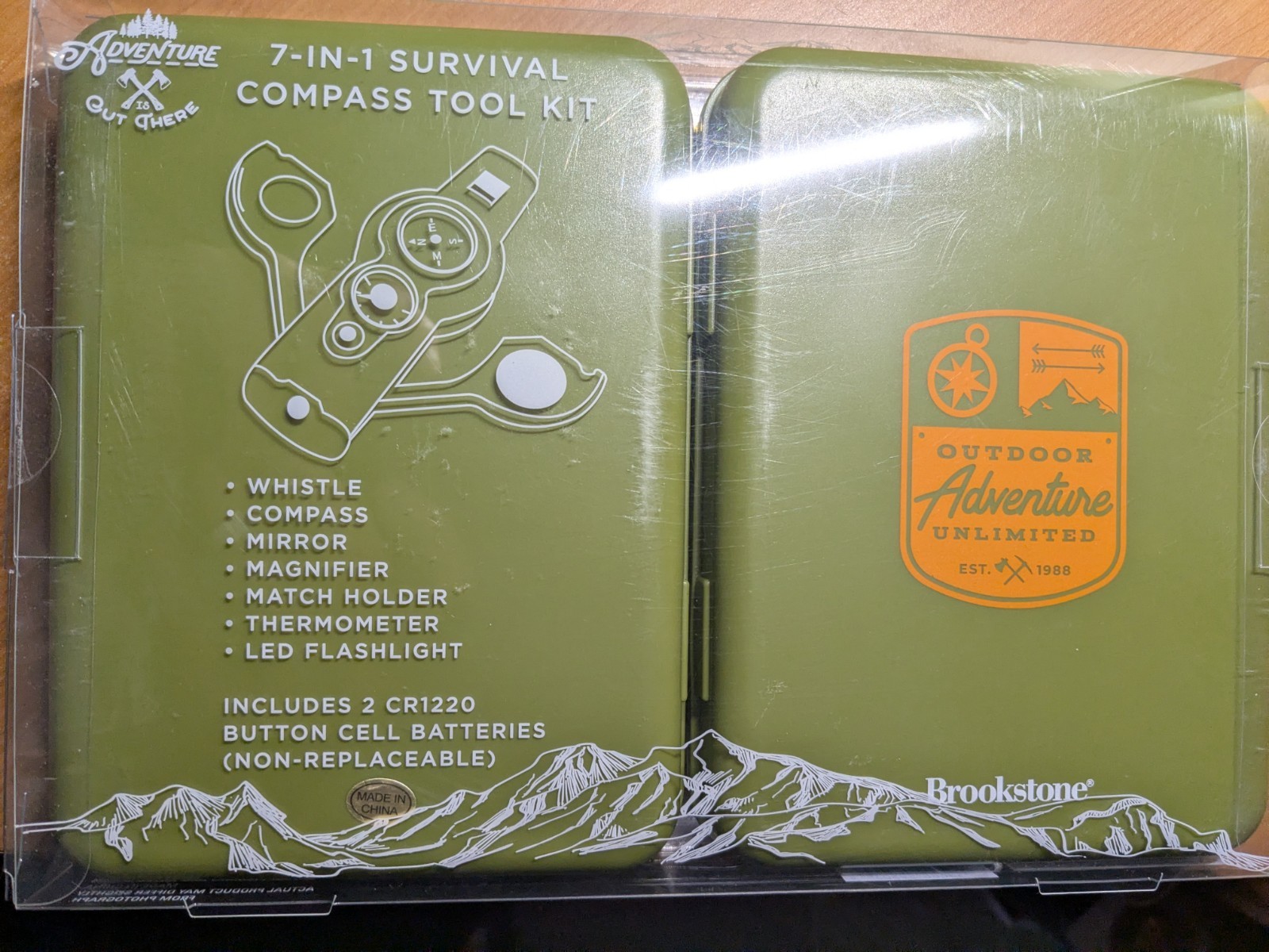 7 IN 1 OUTDOOR ADVENTURE SURVIVAL KIT BRAND NEW SEALED