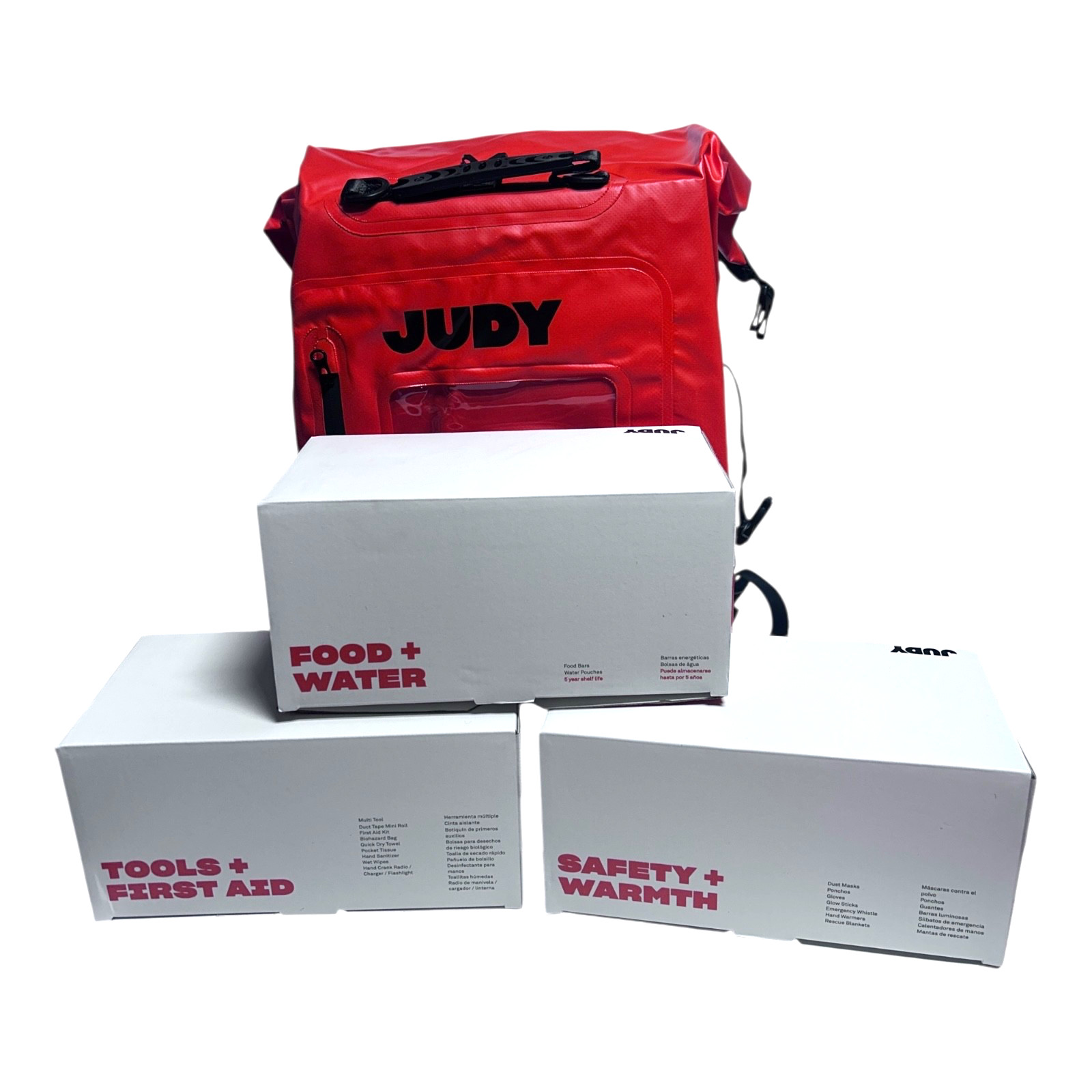 Judy Emergency Survival Waterproof Dry Bag Pack Backpack Food Water First Aid