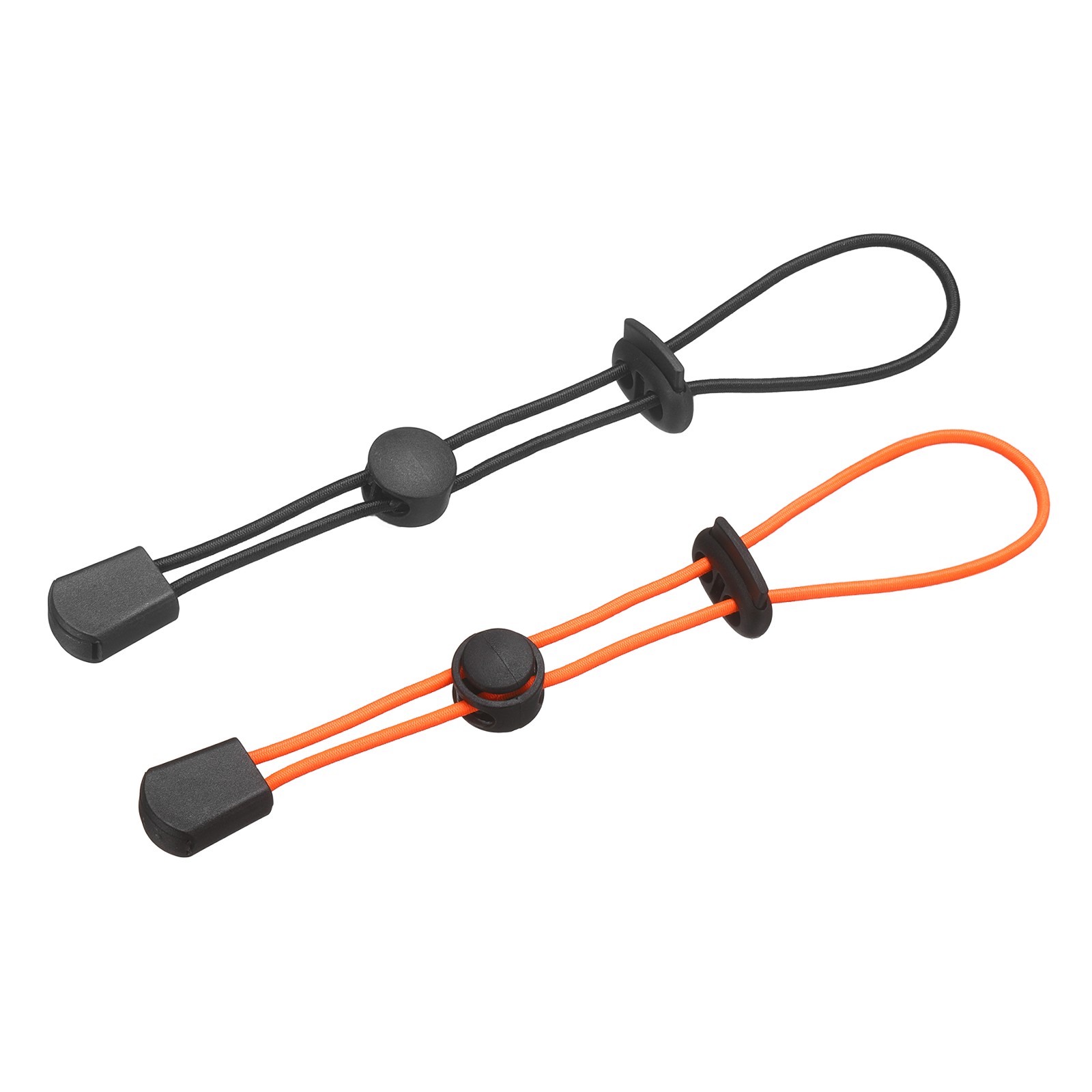 Climbing Stick Holder, Backpack Hiking Pole Ropes 8 Inch & 2 Pcs & Black/Orange