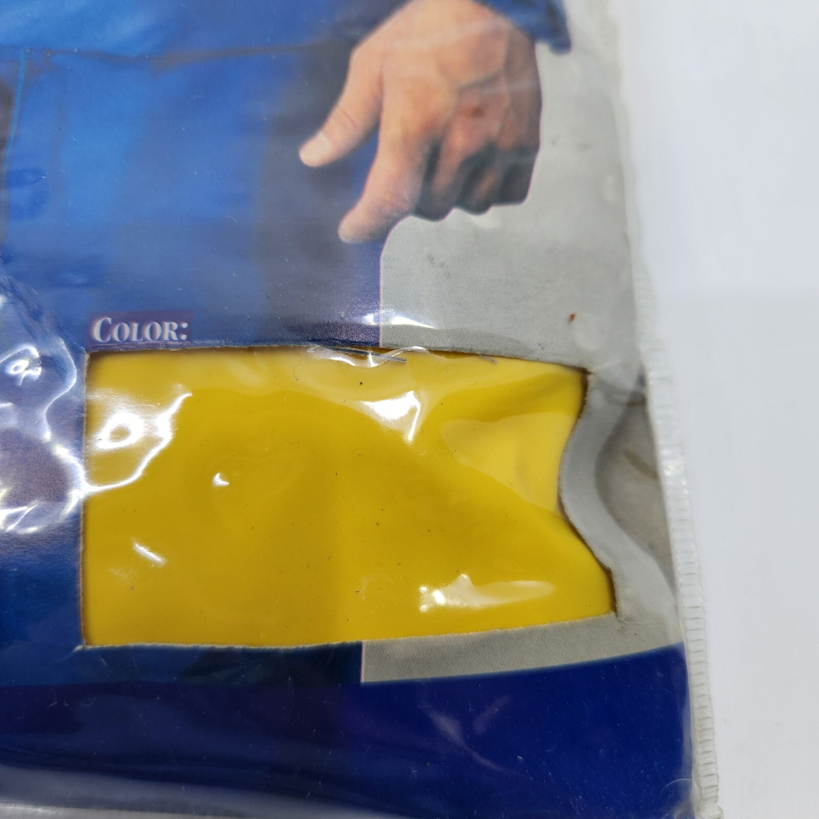 Weather-Rite Yellow PVC Coated Nylon Waterproof Rainsuit #8127 Size L Open Pkg