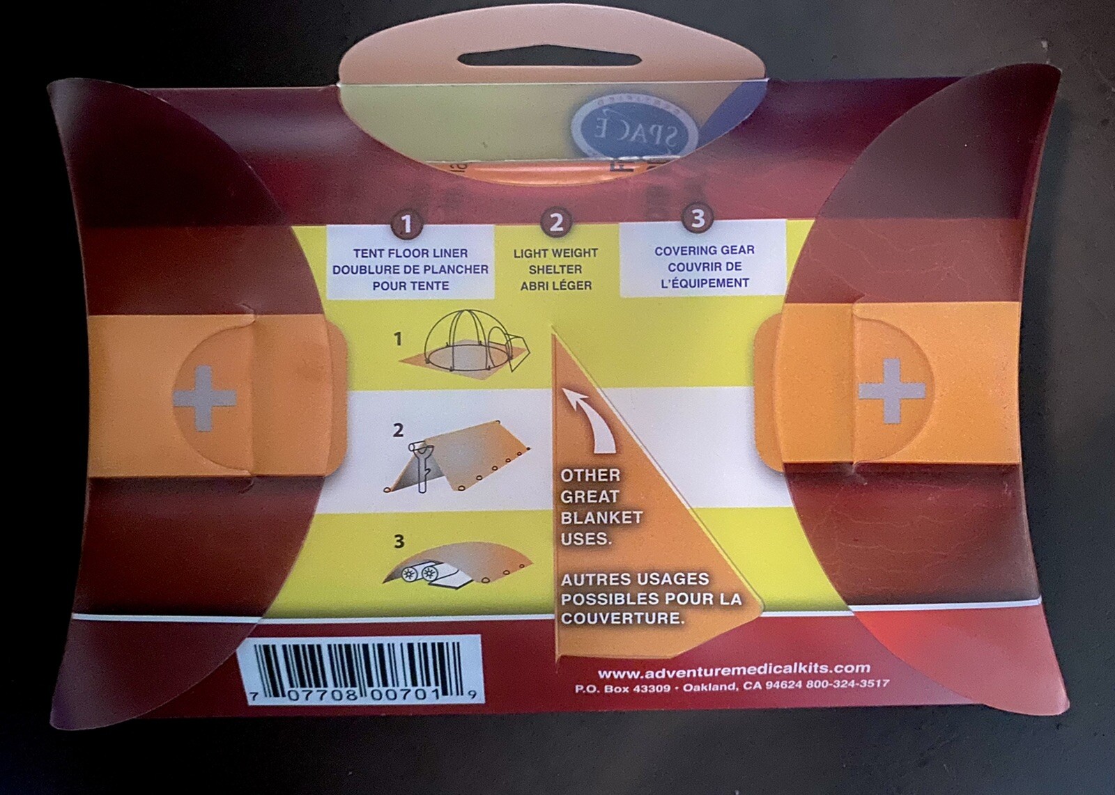 AMK Heatsheets Survival Blanket 1 or 2 Person Lge 3.5 oz.